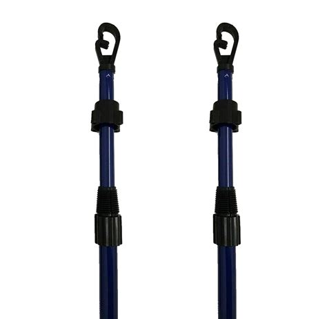 Buy U.saf 2 x 2.4M Heavy Duty Extendable Washing Line Prop Pole ...