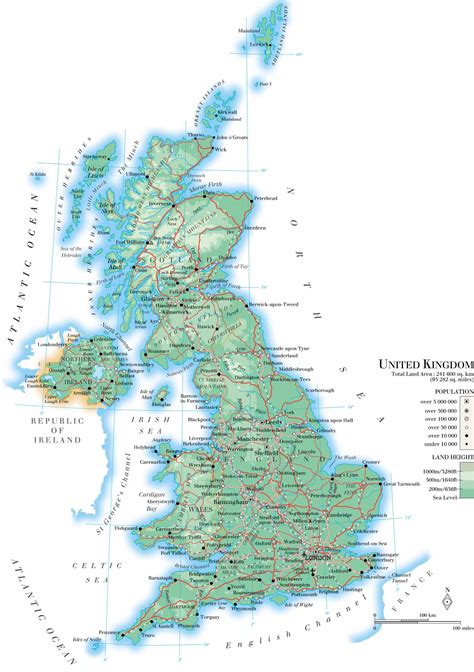 Maps of United Kingdom of Great Britain and Northern Ireland | Map Library | Maps of the World