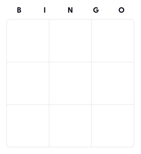Printable Blank Bingo Cards Template Bingo Card Template For Pages