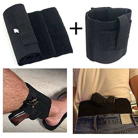 Buy Concealed Universal Carry Ankle Leg Pistol Holster+Concealed Carry ...