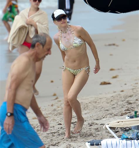 GWEN STEFANI in Bikinis on the Beach in Miami – HawtCelebs
