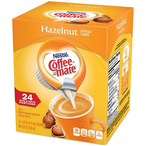 Hazelnut Creamer Individual at Caitlyn Lavater blog