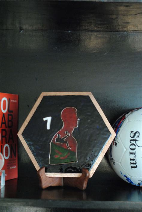 Handcrafted Copper Enamel Ronaldo Wall Plate-(Size-10 inch) – ekibeki