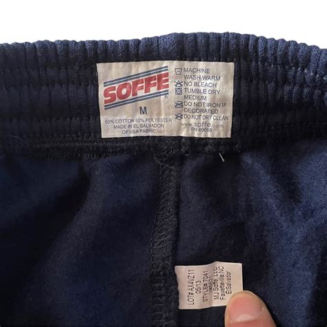 00s SOFFE "NAVY" sweat pants M / ソフィー ネイビー スウェット パンツ | douraku. used ...