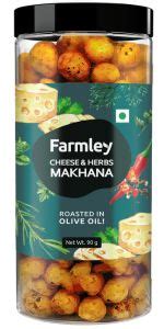 Farmley Peri Peri Makhana | Roasted In Olive Oil | Healthy Snacks 166g ...