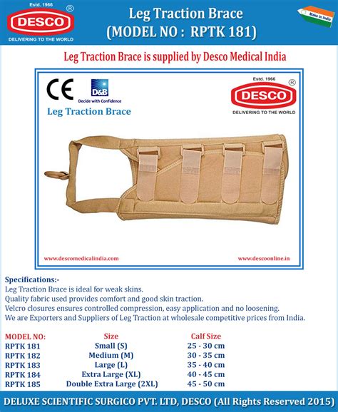Leg Traction Brace | Manufacturer, Exporter & Supplier | DESCO