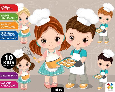 Bakery Chef Clipart Pngs