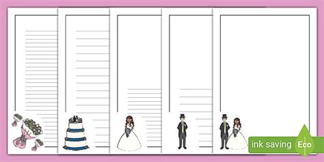 Weddings Page Borders - Primary Resources (teacher made)
