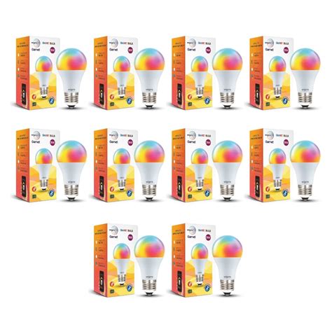 Buy wipro 9-Watt E27 WiFi Smart LED Bulb with Music Sync (16 Million ...