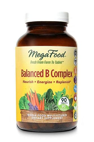 MegaFood Balanced B Complex -- 90 Tablets - Vitacost