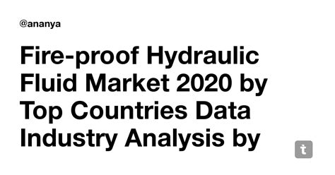 Fire-proof Hydraulic Fluid Market 2020 by Top Countries Data Industry ...