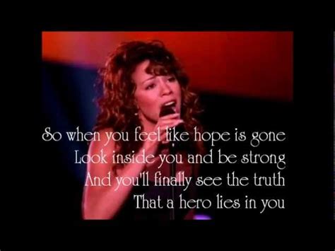 Mariah Carey - Hero (lyrics) Chords - Chordify