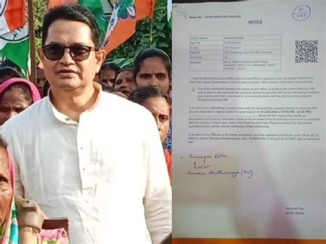 Humayun Kabir SIR Hearing Notice | TMC MLA Questions Election ...
