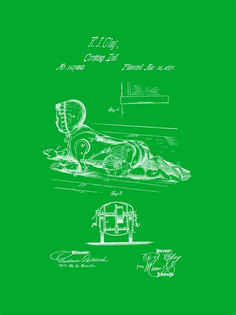 Framable Patent Art the Original Poster Art Print Creeping Doll ...