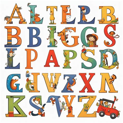 Alphabet Illustrations | Stable Diffusion Online