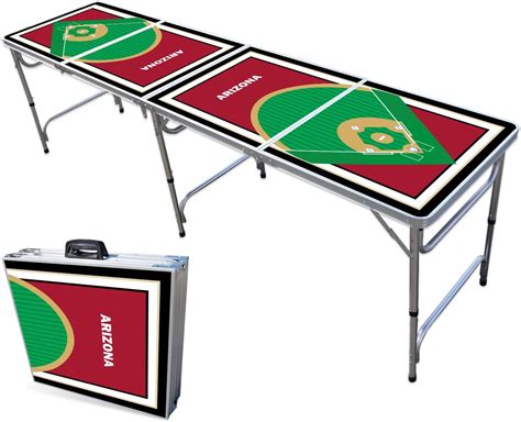 Buy 8-Foot Folding Portable Pong Table w/Free HEXCUPs & Optional Cup ...