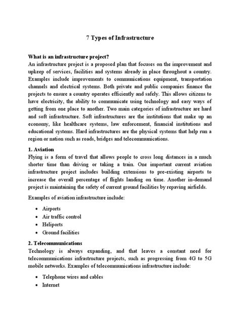 Different Types of Infrastructure 的图像结果