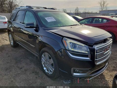 Report 1GKKVTKD3DJ239817 GMC ACADIA 2013 Black Gasoline - price and damage history