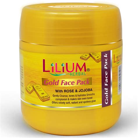 Lilium Active Cleanser Gold Pack 500ml, Gold-infused cream cleanser ...