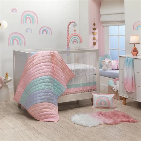 WATERCOLOR PASTEL RAINBOW KIDS WALL DECAL – Dolce Bambino Co