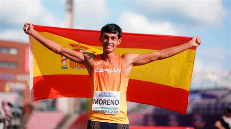 Iker Moreno, subcampeón de Europa sub-20 y nuevo récord de España en 400 vallas: "Preparé la ...
