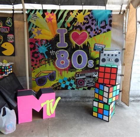 80S Party Decorations Diy | 80s party decorations, 80s theme party, 80s ...