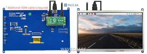 Buy Waveshare 10.1-inch Resistive Touch Screen LCD Display – REES52