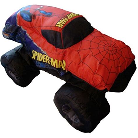 Buy Monster JAM Spiderman Spider-man Puff Plush Stuffed Truck Online at ...