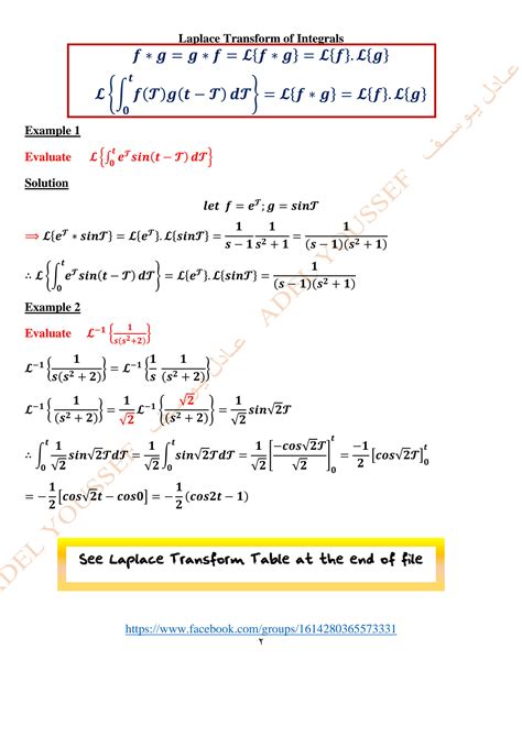Image result for Solve Integrals Using Laplace