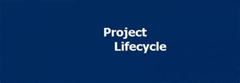 Project Life cycle