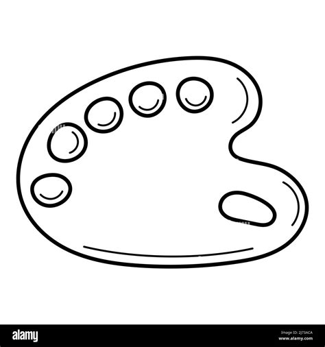 Artist Palette Clip Art Black And White 77,400+ Artist Palette Stock