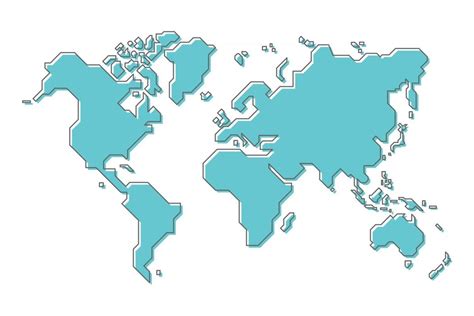 Image result for Simple World Map Vector