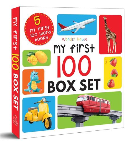 My First 100 Series Boxset- Pack of 5 Picture Books for Children ...