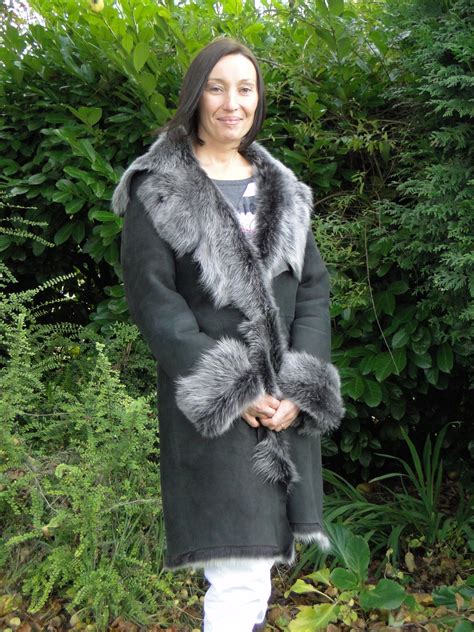 Ladies 3/4 length Toscana Sheepskin Coat - Radford Leather Fashions ...