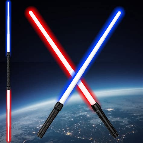 Buy Yellora Light Sabers for Kids, Dual Light Swords Set with FX Sound ...