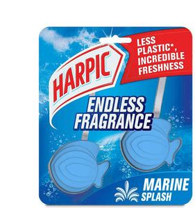 Harpic Endless Fragrance Marine Splash Regular Block Toilet Cleaner ...