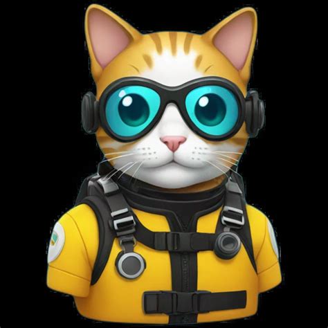 Cat with scuba gear emoji | AI Emoji Generator