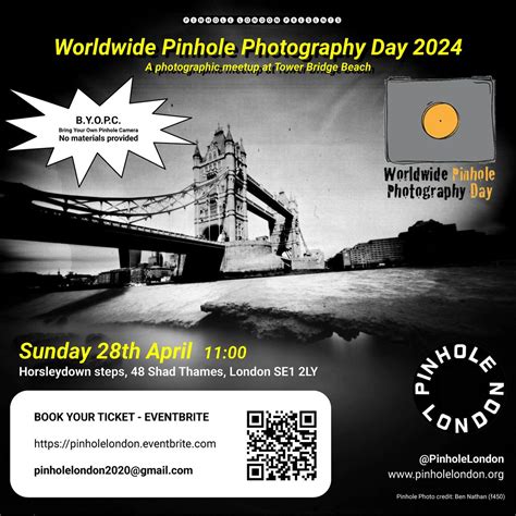 Worldwide Pinhole Photography Day 2024, Horsleydown steps, London, 28 ...
