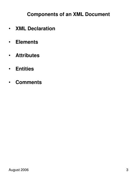PPT - Chapter 2 - Markup and Core Concepts Learning XML by Erik T. Ray PowerPoint Presentation ...