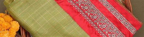 Pure Mukaish Border handmade Sarees online | Singhania's