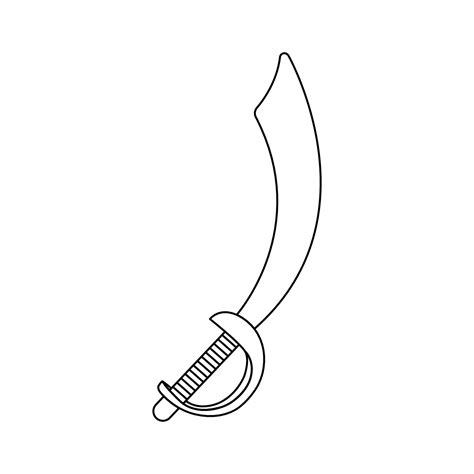 Pirate Sword Template