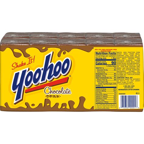Buy Yoo-hoo Chocolate Drink, 6.5 fl oz boxes, 10 pack Online at Lowest ...