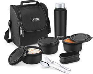 Flipkart.com | pexpo Steel Meal Ultra with Containers (3*350ml), 1 ...