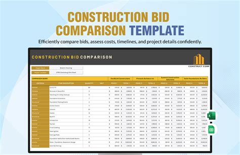 Free Bid Templates to Edit Online