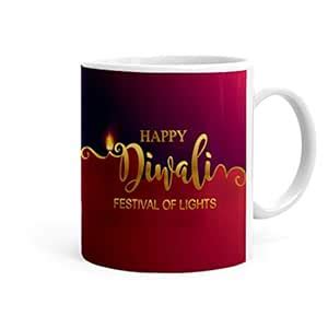 Buy Khakee Happy Diwali Theme Coffee Mug (325 ml) -Diwali Gift Items ...