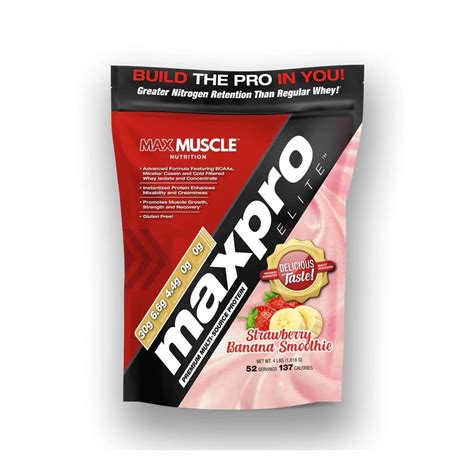 Buy Max Muscle Maxpro Elite Premium Multi-Sourced Protein | Bcaas ...