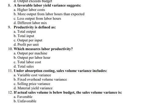 Labor Yield Variance 的图像结果