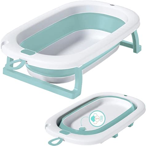 Amazon.com: Lulyboo Collapsible Baby Bathtub - Lightweight Newborn ...