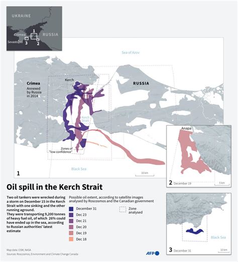 Oil from Russian tanker spill reaches Sevastopol