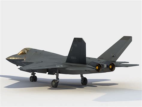 Shenyang J-35 Stealth Fighter 3D Model by Mermodels